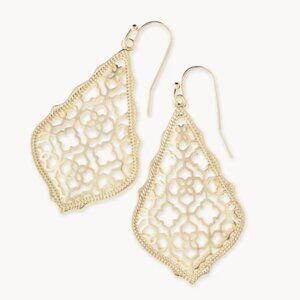 Kendra Scott Gold Filigree Earrings
